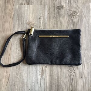 NWOT Steve Madden Black Wristlet Wallet